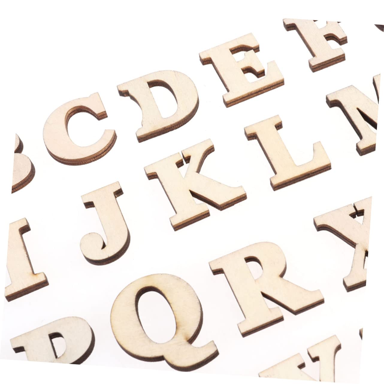 LALAFINA 26 Wooden Initials Home Decor Set DIY Letter Craft for Photography Wall Door Decoration Quick Stick Self-Paste Letters