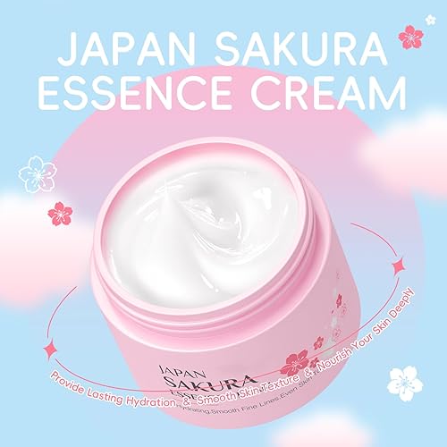 Miniatura 2 de zdiwond Ellen Ella - Crema de tono 3 en 1 para blanquear solar y BB Cream, crema japonesa Sakura Essence, crema japonesa hidratante y
