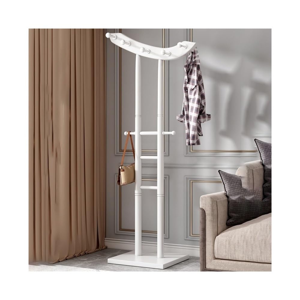YQINQIN83B Organizer Rack Solid Wood Hanger Floor Coat Rack Bedroom Household for Bedroom