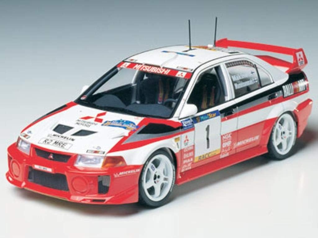 Tamiya 300024203 Model Car, 1:24 Mitsubishi Lancer Evo V WRC