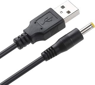 OEM1 Gaolaoz USB to DC 4.0mm x 1.7mm Power Cable H4n Charger USB Charging Cable Compatible with Zoom H4n Pro, H4n Recorder,for Sony PSP 1000 2000 3000 Series USB Charging Cord