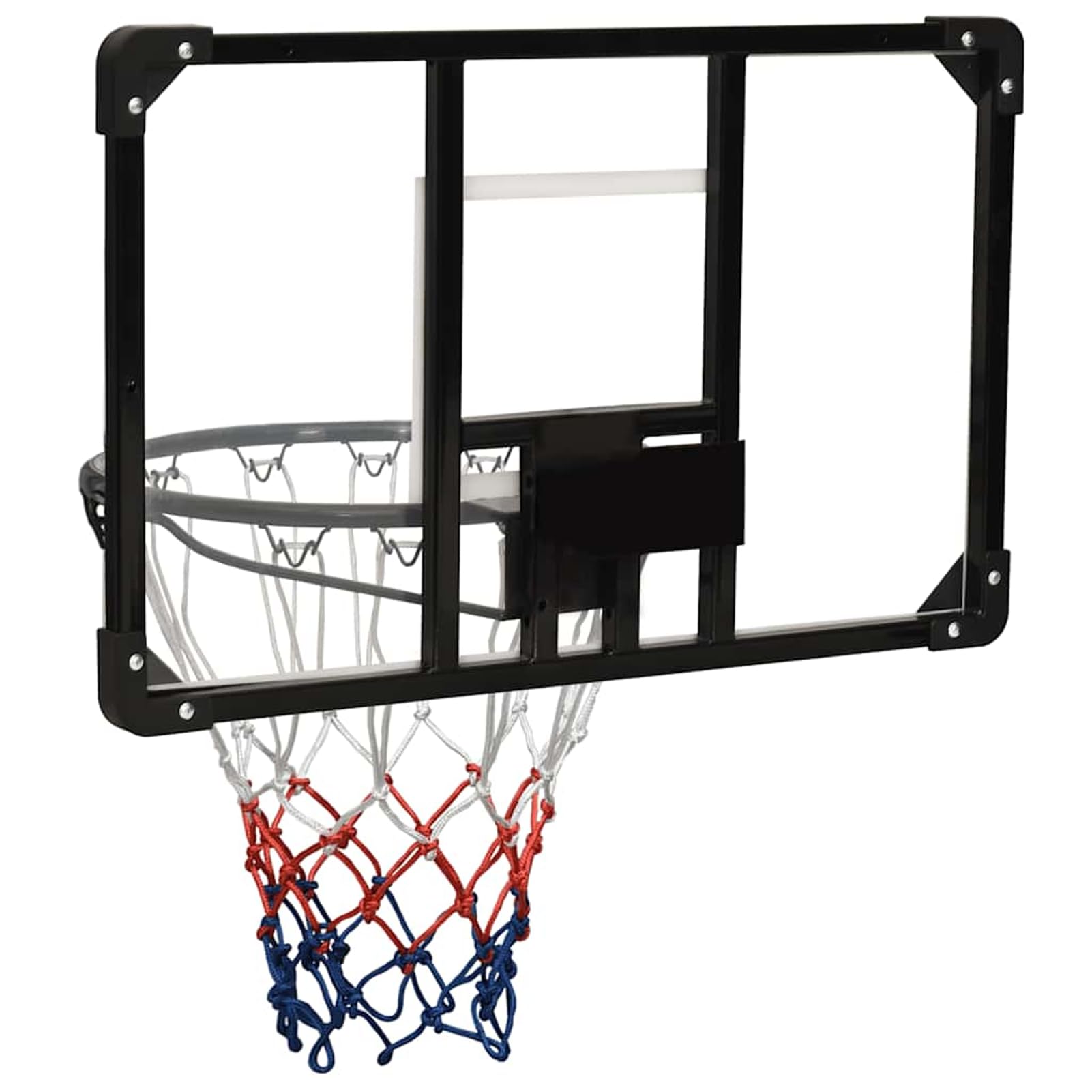 Gecheer Tablero de Baloncesto Portátil para Interior y Exterior, Aro de Acero con Red de Nylon, 71 x 45 cm, Apto para Niños de 3+ Años Modelo YHSLRZJ-93670ES