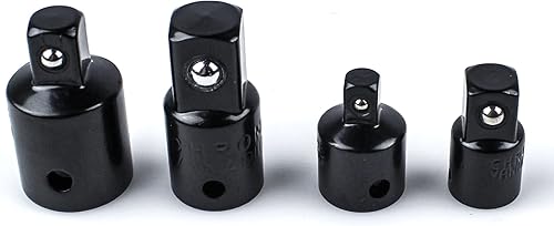 Miniatura 6 de Bastex Juego de adaptador de impacto y reductor (4 piezas) para usar con llaves de impacto y taladros en tamaños de adaptadores de juego de trabajo