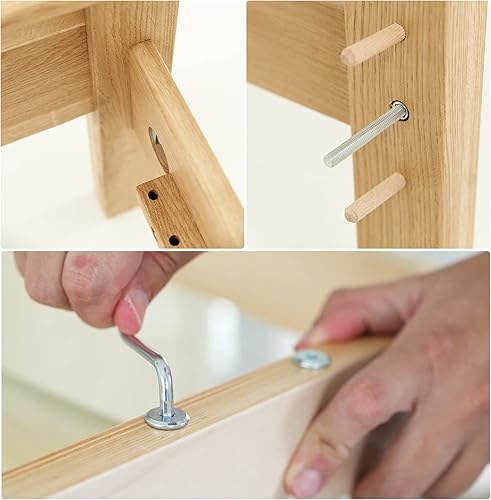 Miniatura 3 de METALLIXITY Tornillos de cabeza plana avellanados (M5 x 1.575in), 10 piezas, tornillos de tapa de cabeza de enchufe de acero inoxidable 304, para