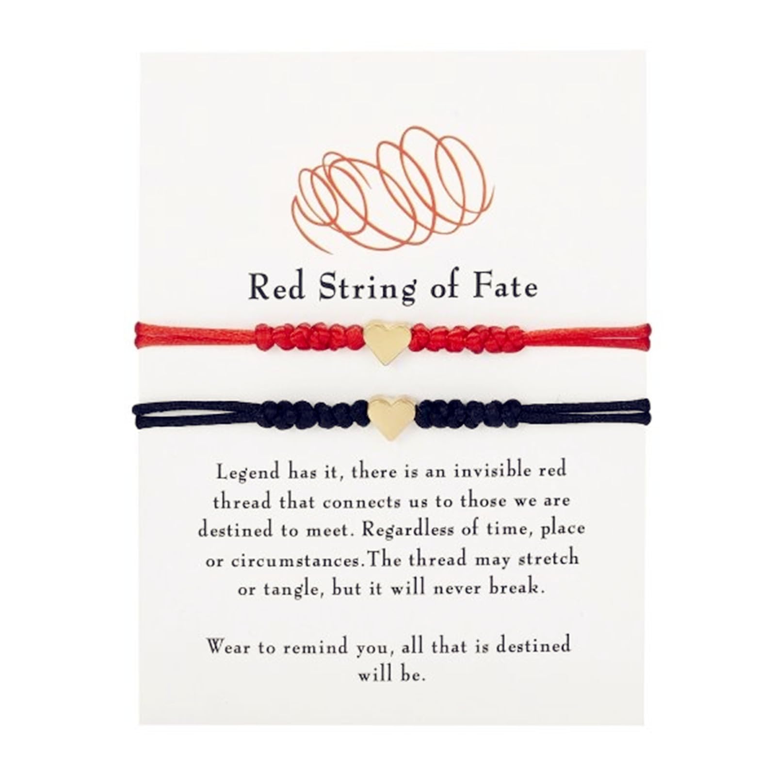 7 Knot Protection String Bracelets Handmade Good Luck Tibetan Amulet Red Black Knot Cord Matching Braided Bracelets for Men Women Friendship BFF