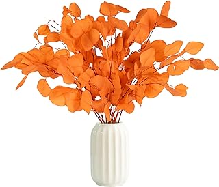 Oning 10 Pcs Fall Stems Eucalyptus Thanksgiving Decor, 15