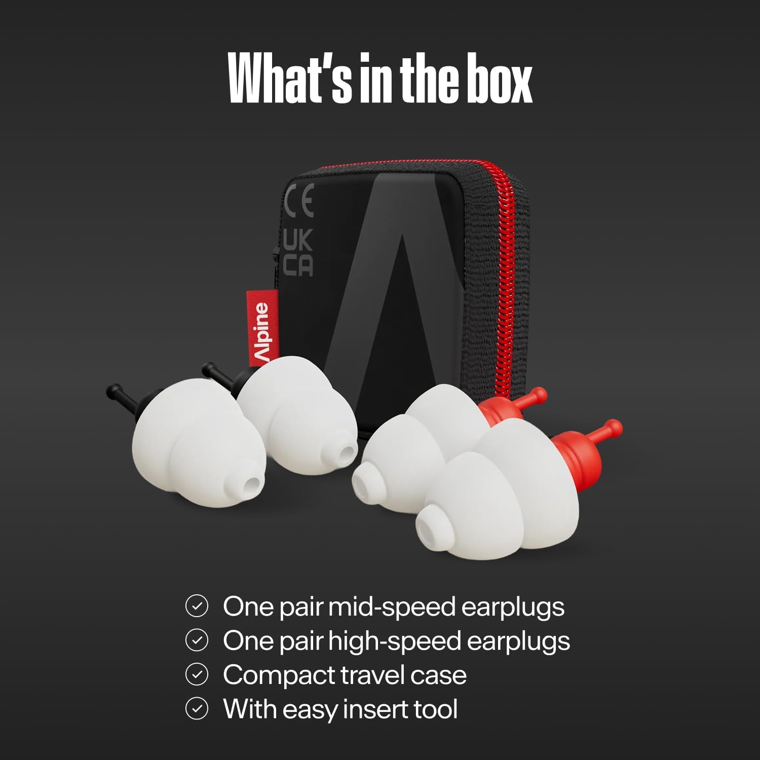 Alpine MotoSafe Duo | Motorcycle Ear Plugs for Wind Noise Reduction