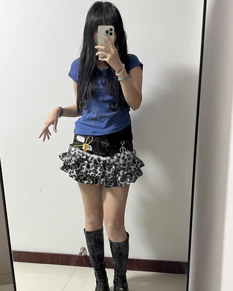 Amazon.com: Baby Tee Y2k Grunge Shirt Women Emo 2000s Vintage Fake