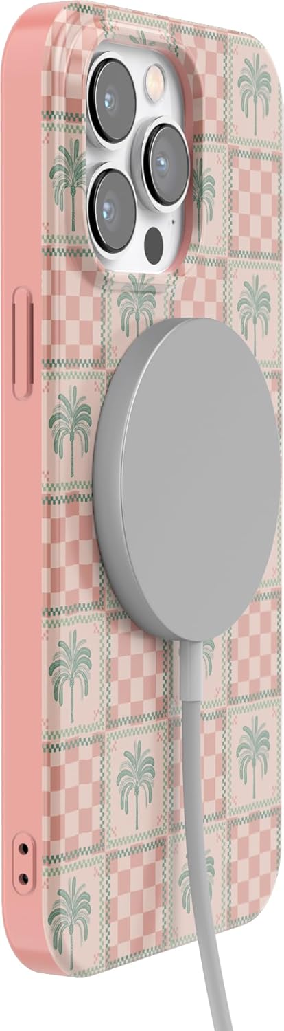 Casely iPhone 14 Pro Max Case | The Social Club | Palm Beach | Compatible with MagSafe | Classic Ultra Slim Design