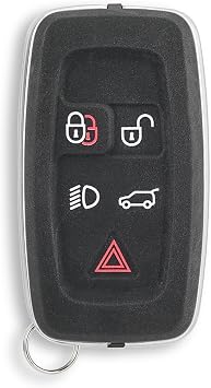 5 Buttons Car Key Fob Case For Land Rover Discovery 4 Range Rover Sport Evoque Vogue Key Shell Casing Replacement