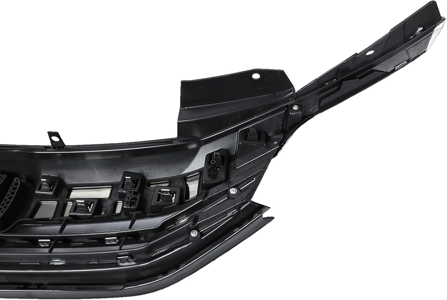 PENSUN Front Grill ABS Front Bumper Upper Grille Fit for 2016 2017 Honda Accord 4 Door Chrome