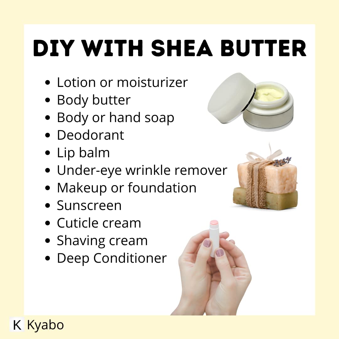 SHEA BUTTER 100% Pure Unrefined Raw Ivory - from the nut of the African Ghana Shea Tree (28 oz) - Image 7