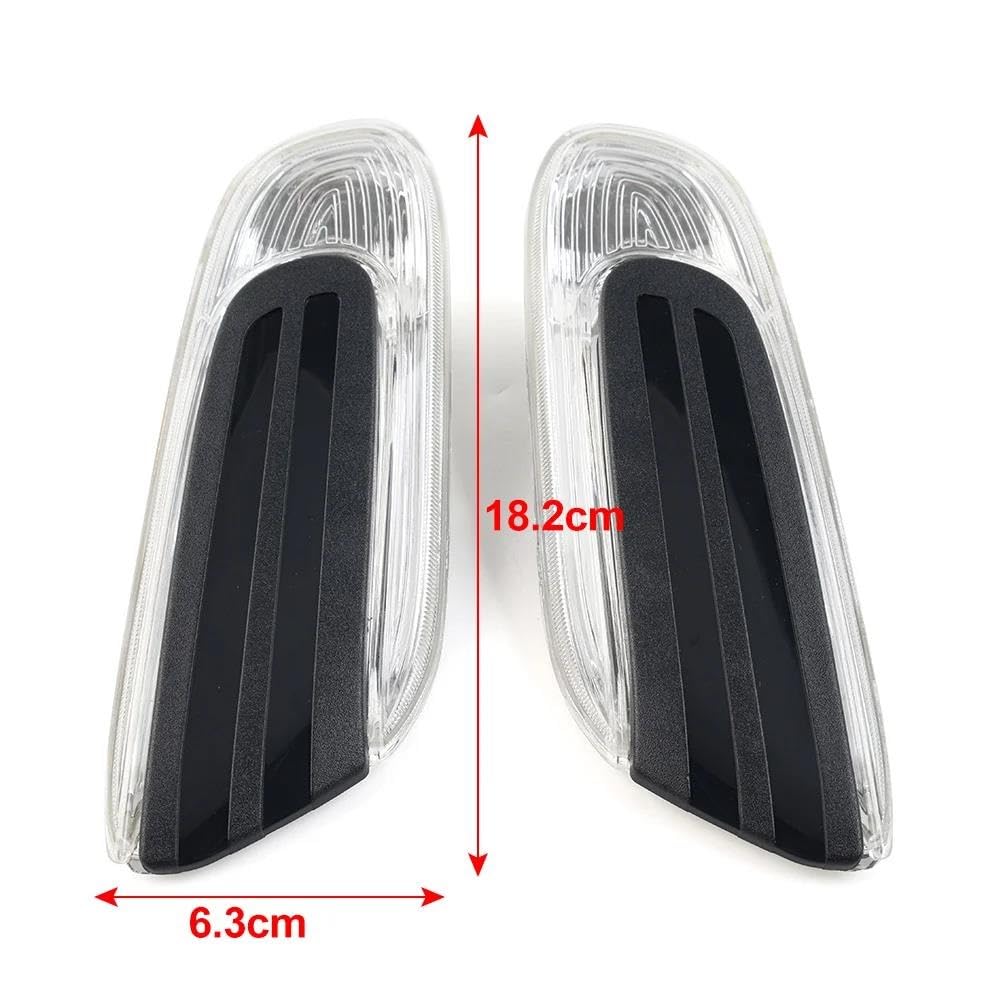 2 Luci Indicatori Laterali Gialle Per BMW Mini R56/R57/R58/R59 – 12V, ABS+PC, Sostituzione OEM 63137260201