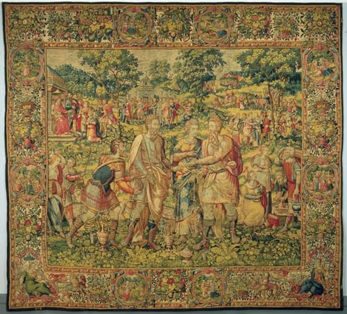 Impression d'affiches Frans Geubels Toile Le roi Abimélec rend Sarah à Abraham 60x90cm