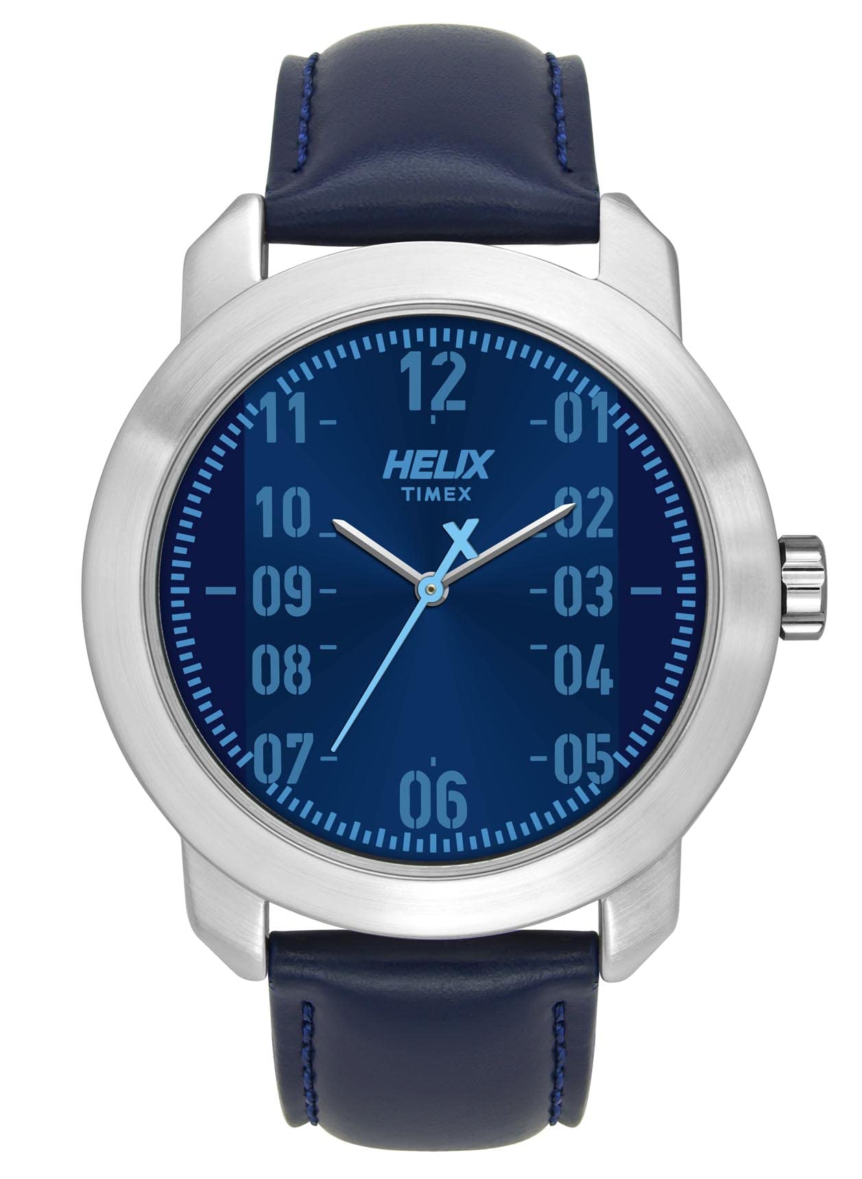 Helix Leather Analog Blue Dial Mens Watch-Tw036Hg01, Band_Gold (B07Y39NJHB) Amazon Price History, Amazon Price Tracker