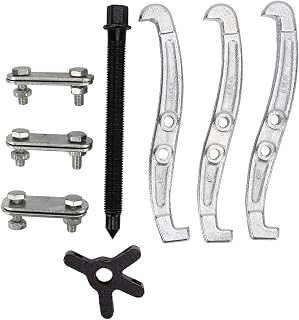 Ferramenta de remoção de rolamento, kit extrator de engrenagem de alta resistência 3 garras 15 cm para polias para volantes