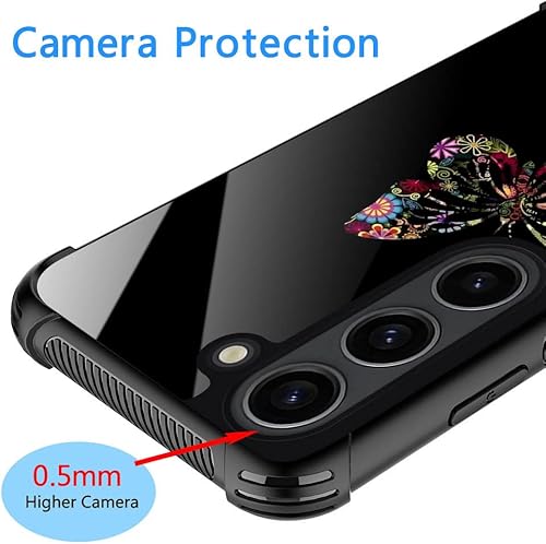 Miniatura 5 de Funda para Samsung Galaxy S23 Plus, protección de grado militar, esquinas a prueba de golpes, funda antiarañazos para Samsung Galaxy S23 Plus, flor