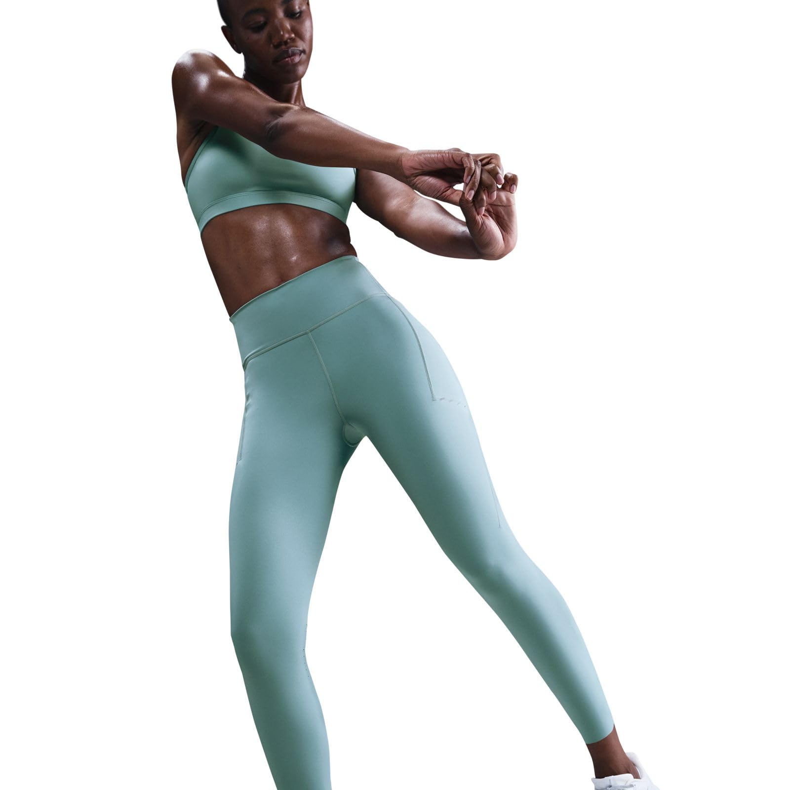 Nike Swift HJ2252 legginsy do biegania z wysokim stanem i kieszeniami dla kobiet