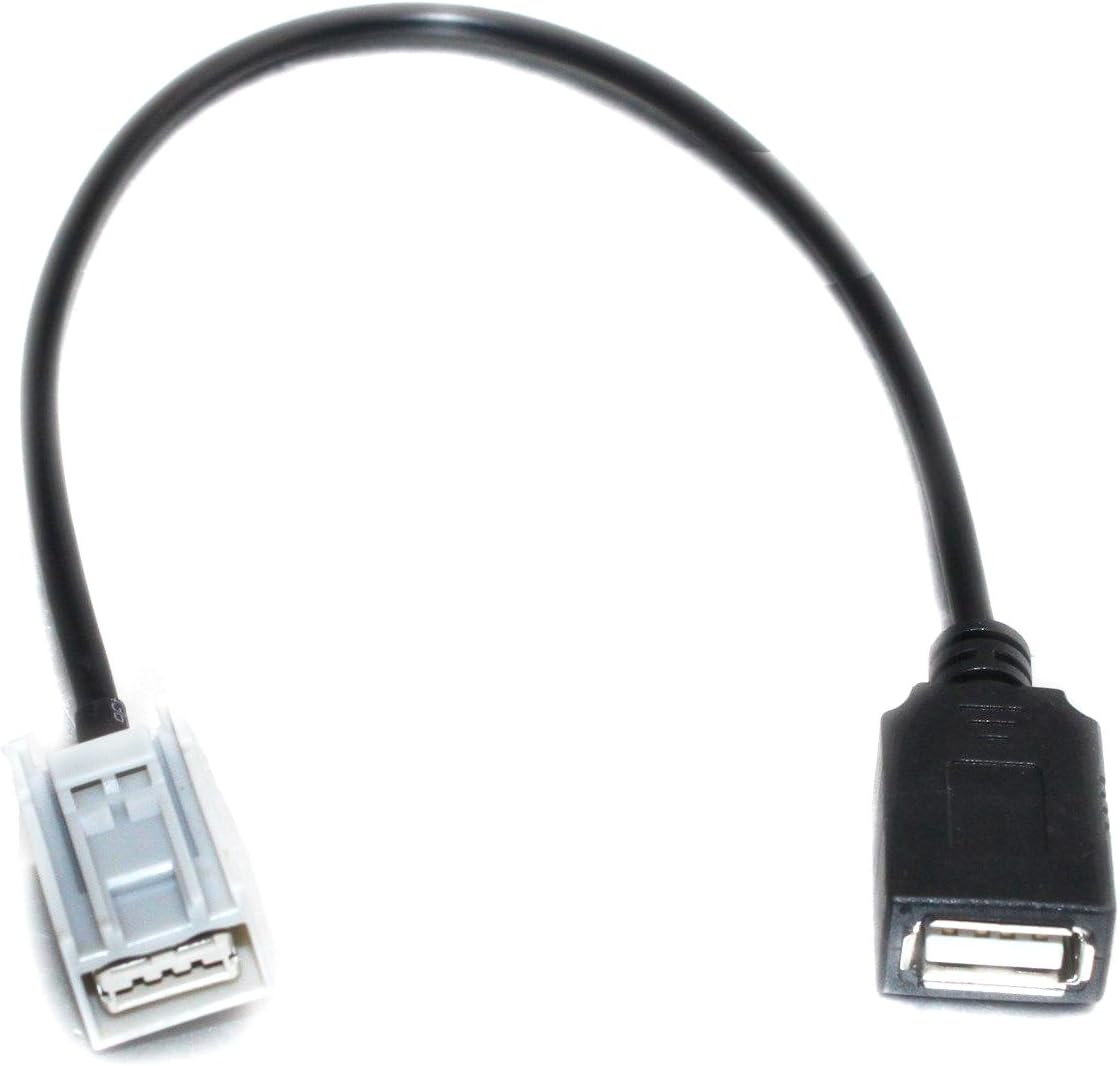 Car Aux USB Cable Adapter for Honda Civic Jazz CRV Accord CRZ Odyssey