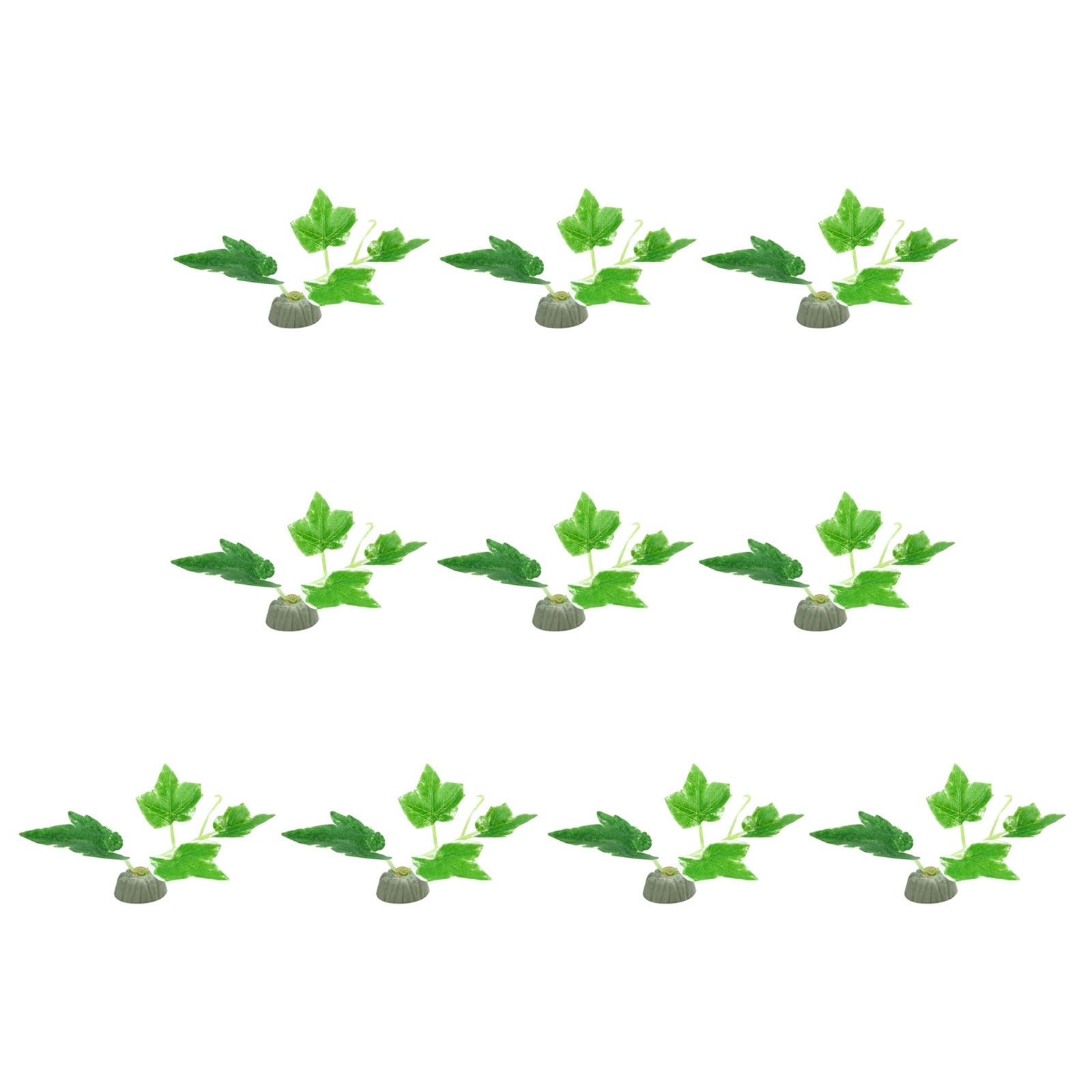 Hsioluted 10PCS Aquariums Ornament AquaPlants Fish Tanks Decoration Aquatic Plant Fish Tanks Landscaping Plant Aquarium Landscaping Accessories