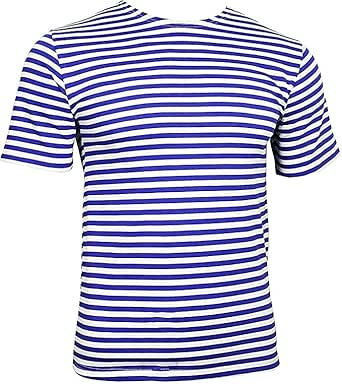 Blue And White Paratrooper Vest Russian Dark Blue Sailor Striped