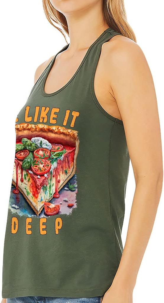 Food Graphic Women's Racerback Tank - Unique Tank Top - Beautiful Workout Tank