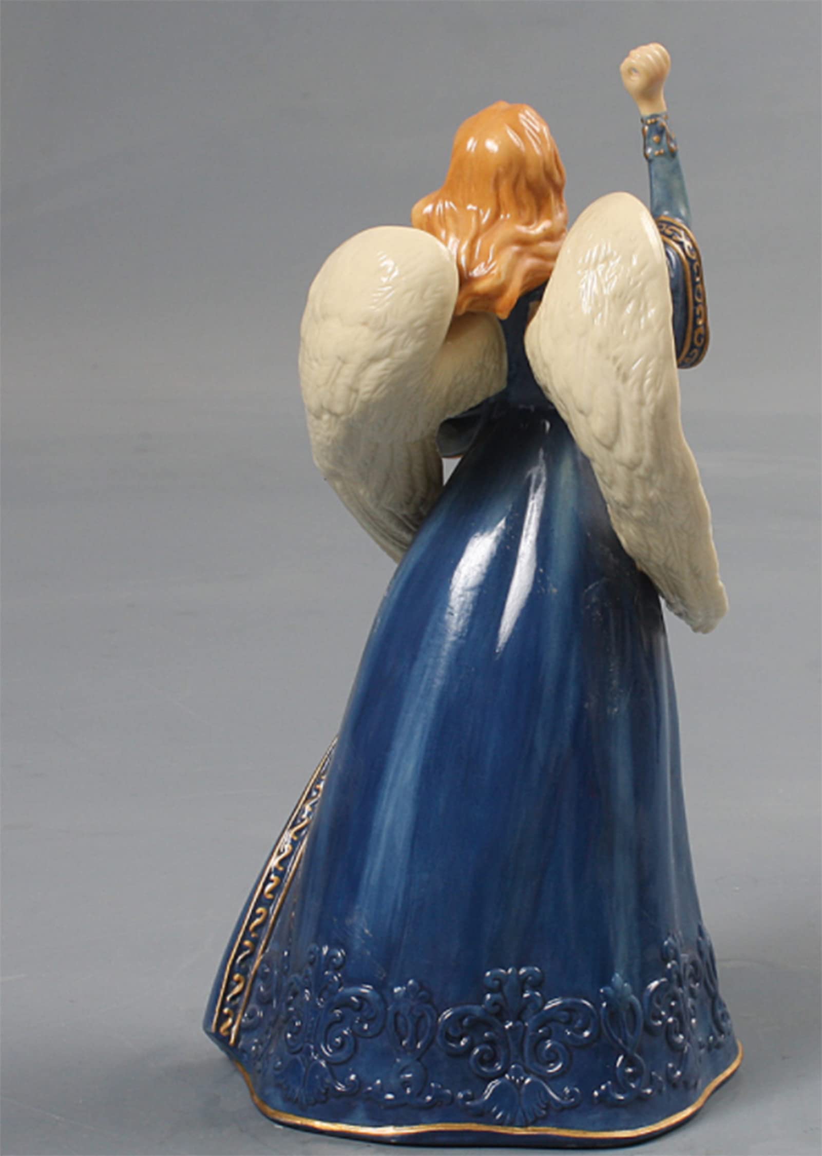 Engel Statue Dekoration, betender Engel Modell Keramik gemaltes Handwerk Heimdekoration Kunstsammlung Display Kunstdekor Geschenk