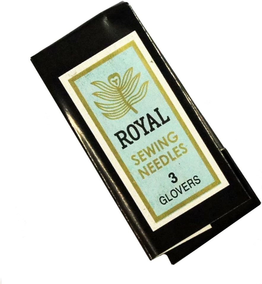 Glovers Needles Size 3 Triangle Shape Leather Craft 45 mm - Pack of 25