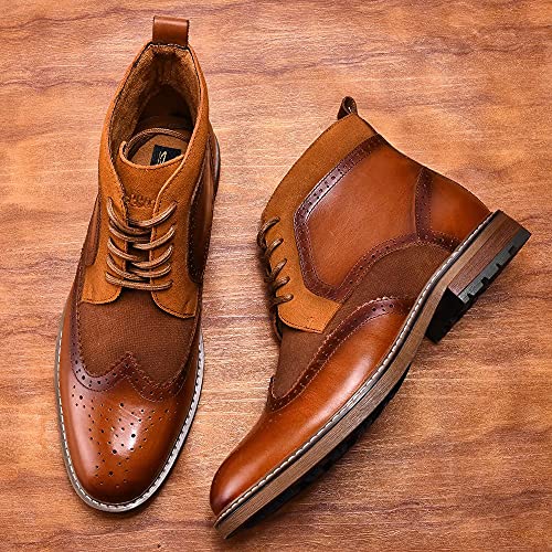 Image of Arkbird Chelsea Ankle Boots for Men Genuine Leather Oxford Casual and Formal Dress Boot