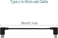 Vista 5 de FPV Vista en primera persona Drone Accesorios Gafas V2 Cable Compatible con DJI FPV Gafas V2 Conectar a teléfonos Android Micro