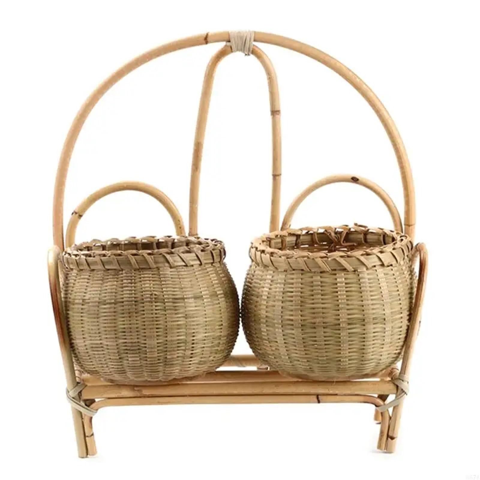 egg basket, Mini Tricycle Wicker Basket Hampers Handmade Eggs Vegetables Food Fruit Dessert Cookies(Style01)