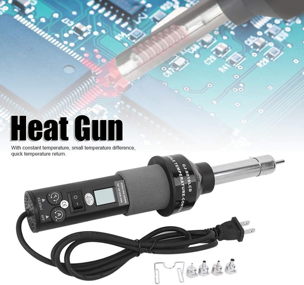 Fafeicy Hot Air, LCD Digital Display Adjustable Temperature 450 with Constant Temperature Small Size, for Desoldering Most Mounted Parts