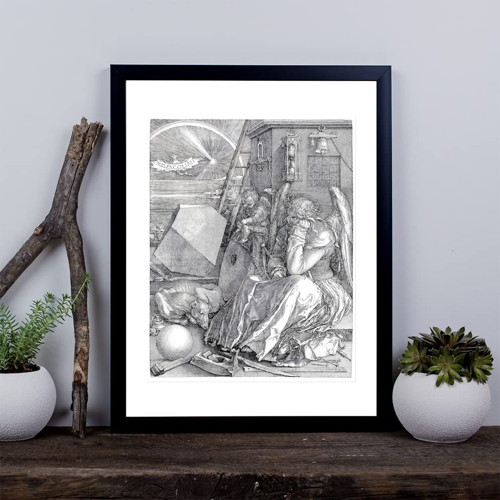 Impression murale Melencolia d'Albrecht Durer - Poster giclée encadré petit format - 3