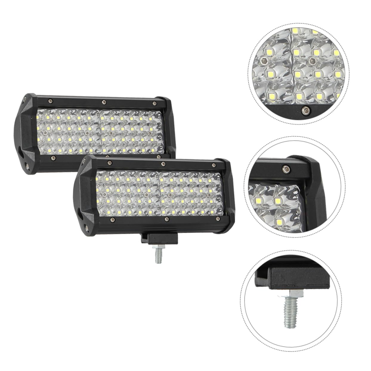 MAGICLULU Barra LED Faro da Lavoro Auto Luce LED Esterno Alta Luminosità per Off Road e Guida Notturna