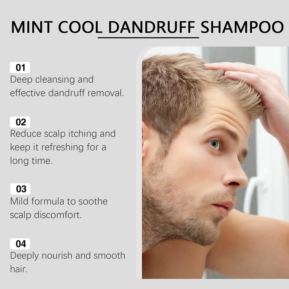 Shampoo detergente quotidiano for capelli con olio di noce, detergente delicato con schiuma rinfrescante for sollevare i residui superficiali e lasciare i capelli setosi