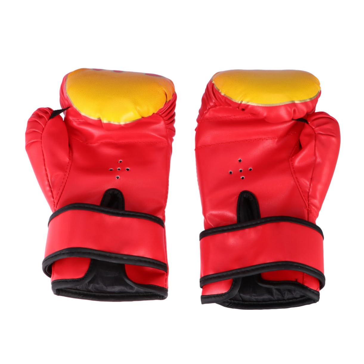 Guantes de boxeo de PU para niños transpirables y con ajuste ajustable 8