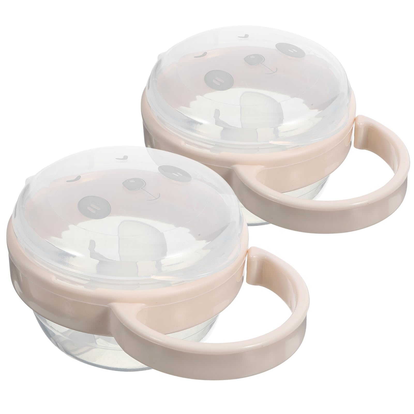 YARNOW 2Pcs Pacifier Holder Case Portable Storage for Easy Access Cute Design for Stroller Bag for Travel and Everyday Use