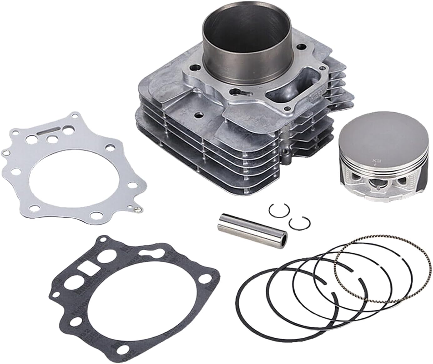 TRX450 Top End Kit Φ90mm Cylinder Piston Ring Gasket Top End Rebuild Kit for Foreman 450 TRX450 S/ES/FE/FM 4x4 1998 1999 2000 2001 2002 2003 2004, Replace OE 112100-HN0-A00 13101-HN0-A00