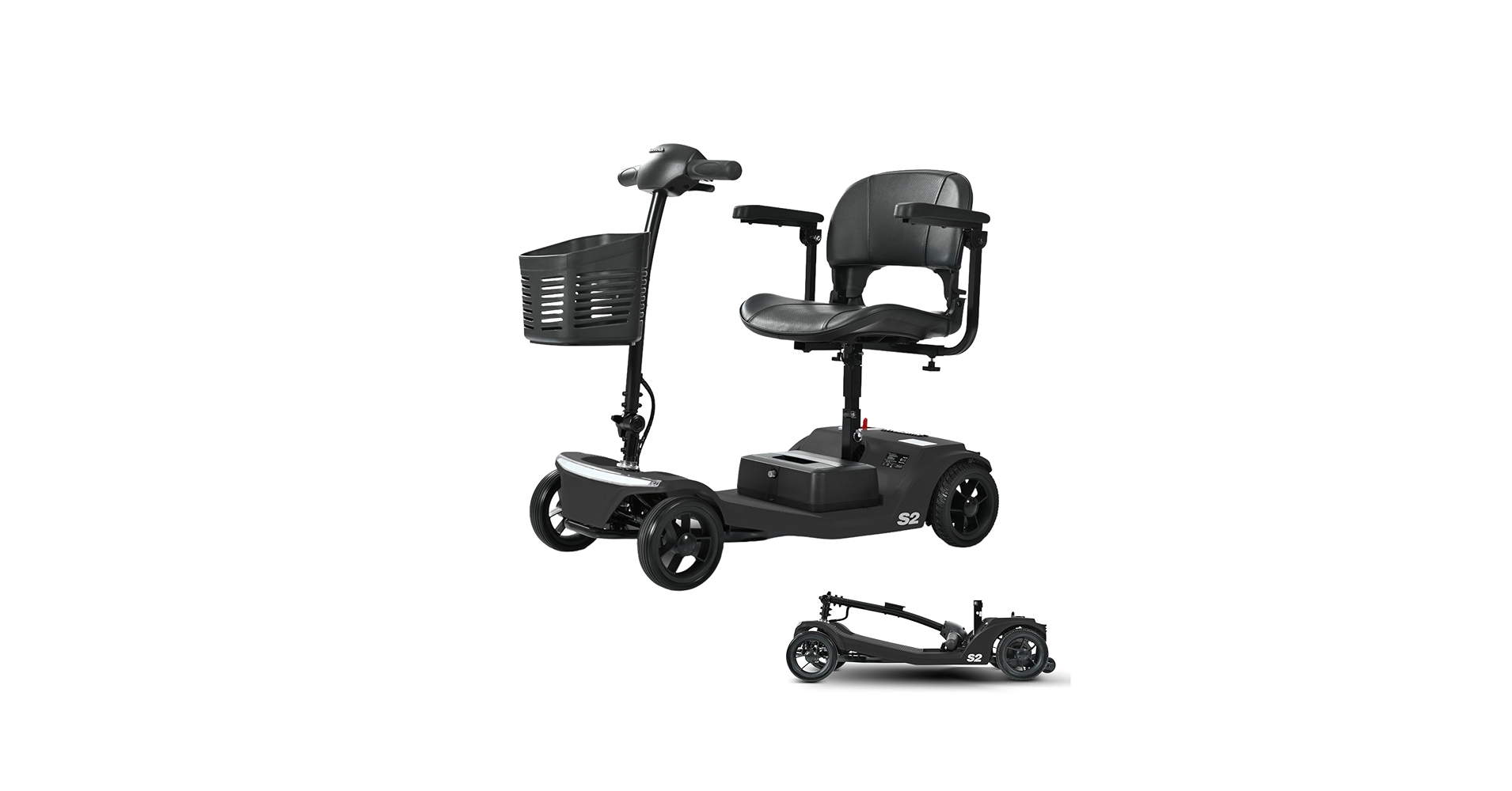 Amazon.co.jp: 4 輪モビリティスクーター 最大積載量 136kg（300