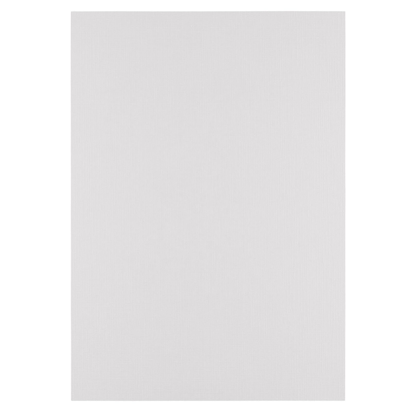 Florence Linen Cardstock A4 Ivory - 10 Sheets of 250 GSM Coloured Paper - Card Making Supplies for Scrapbooking and Other Crafts