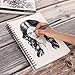 AGPTEK Sketch Book, Art Sketch Book 9''X12, 2 Packs (68lb/100g), Spiral Bound with Easy-to-Remove Pages, Great for Artists, Writers & Illustrators