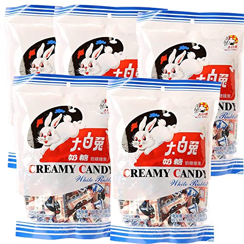 White Rabbit Creamy Candy 180g/6.3oz, 5 pack miniatura 1