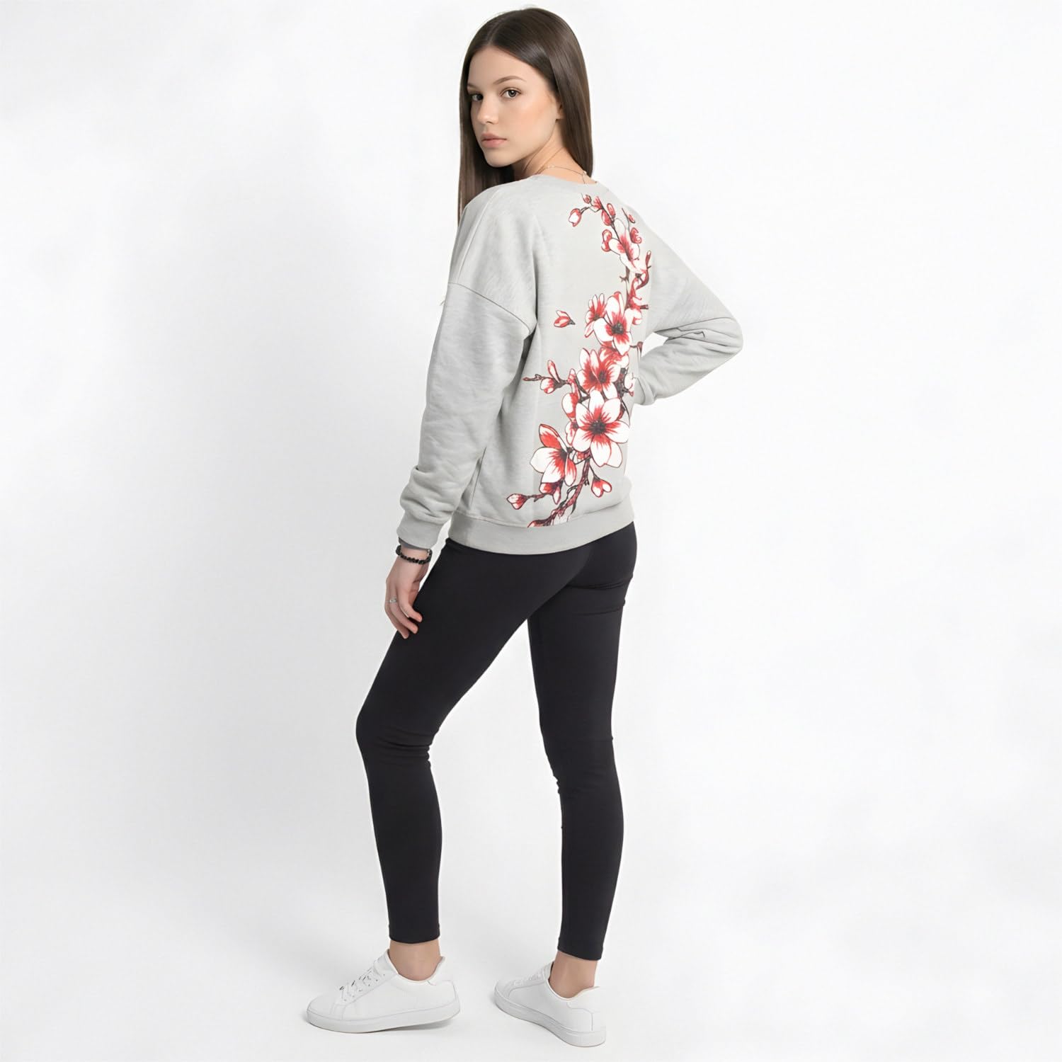Yakuza Damen Hanami Urban Pullover Sweatshirt