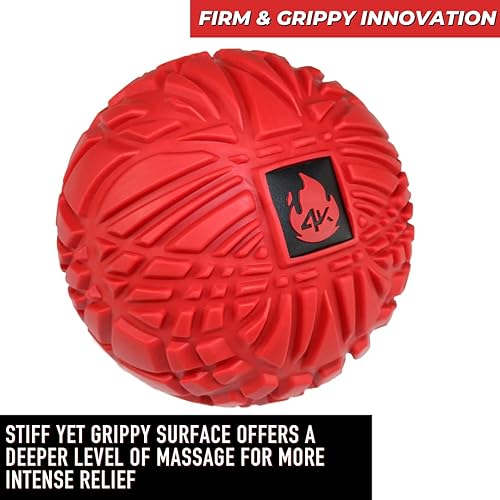 Miniatura 6 de Pelotas de masaje 4KOR para terapia de punto de activación - Bola de liberación miofascial - Alivio muscular para dolor de espalda, cuello, hombro,