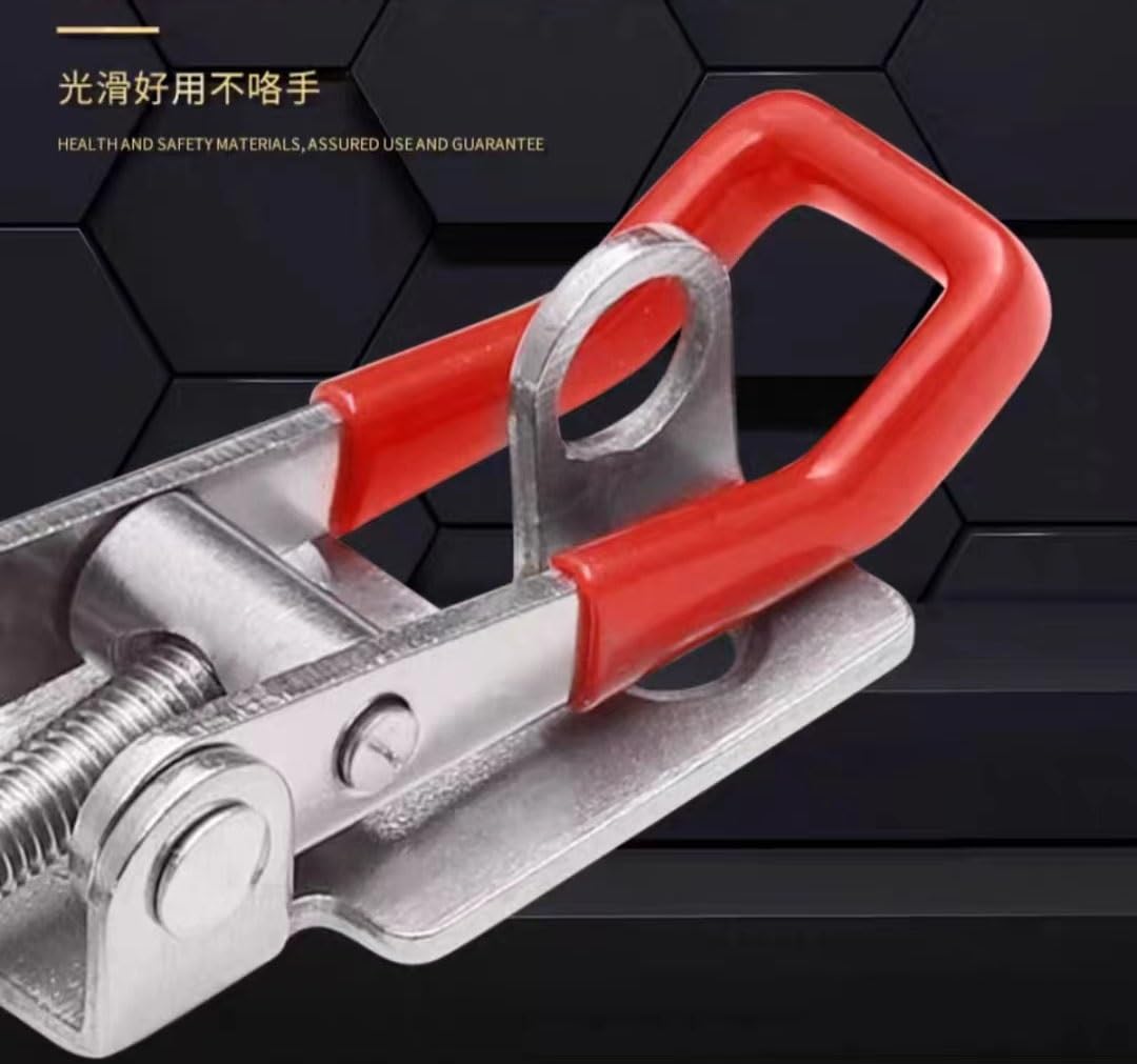 Chiusura a tensione, chiusura a scatto a molla 2 pezzi in acciaio inox cerniera clip morsetto a ginocchiera resistente fermo a ginocchiera fermo a ginocchiera sostituzione morsetto a trazione for port