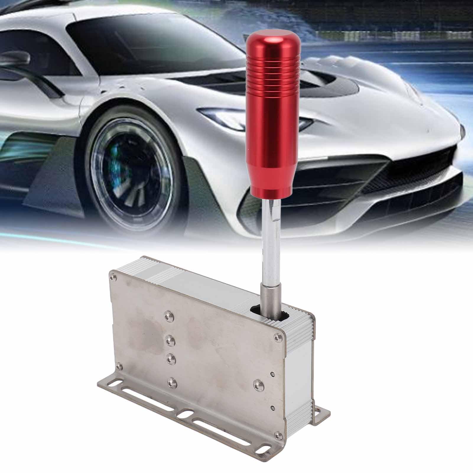 USB Racing Game Shifter Responsive Sequential Shifter per per T300 PC Sim Appassionati di Giochi di Corse Plug and Play (BLUE) (rosso)