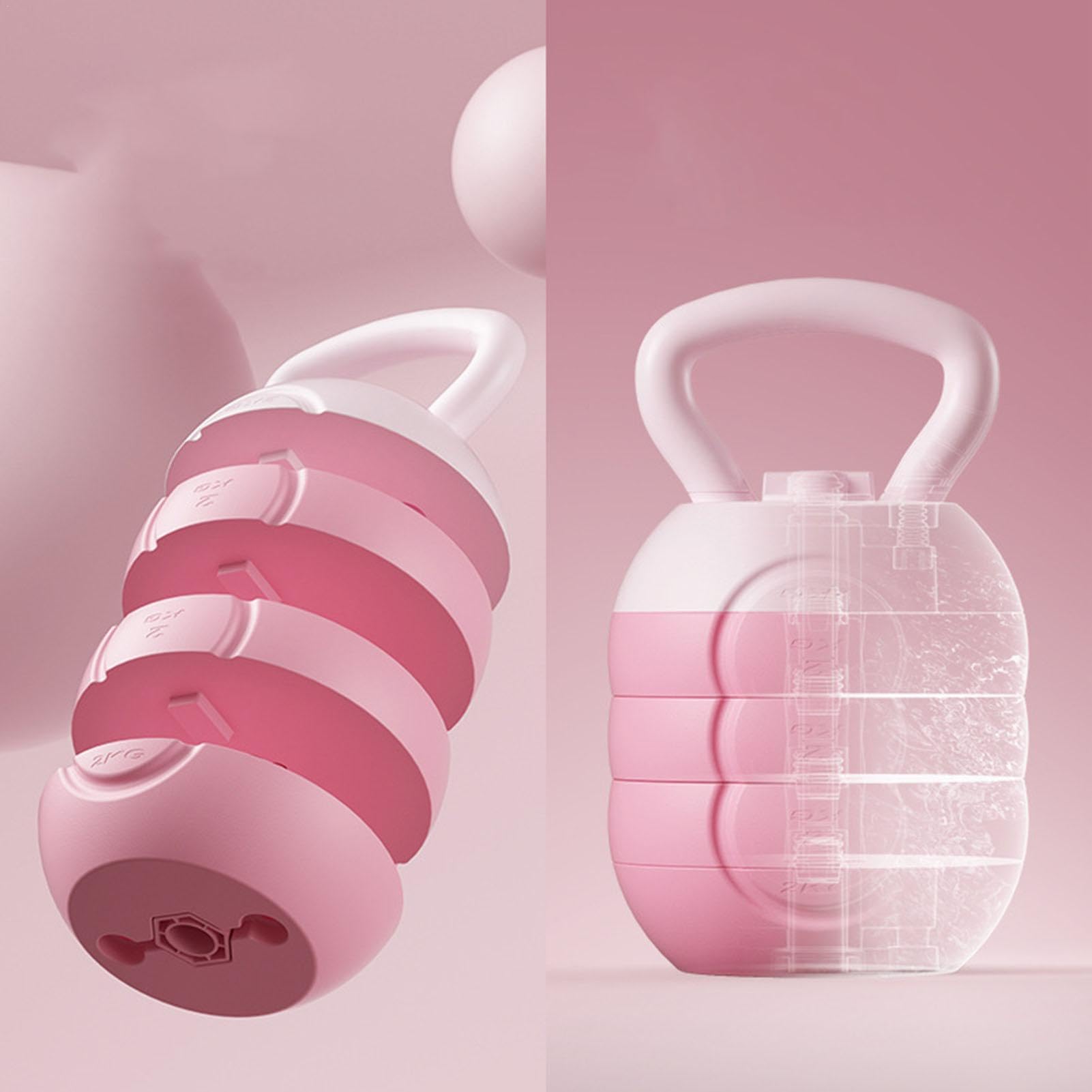 Kettlebell do treningu, hantle kettlebell z ciężarkami, hantle kettlebell do chwytania - Regulowane hantle do treningu miękkiego do domu fitness dla mężczyzn i kobiet początkujących
