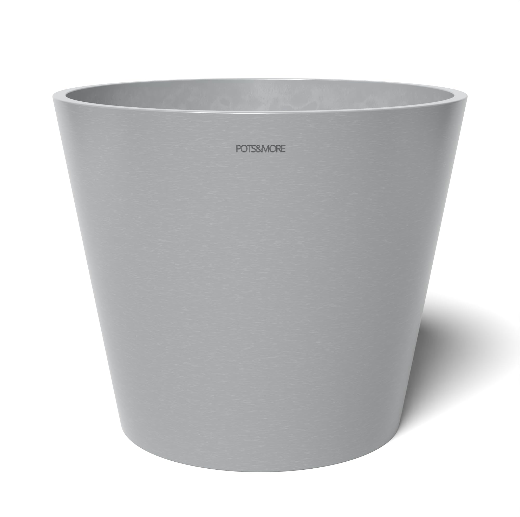 Pot de fleurs design élégant UMO 30 gris clair POTS&MORE haute finition