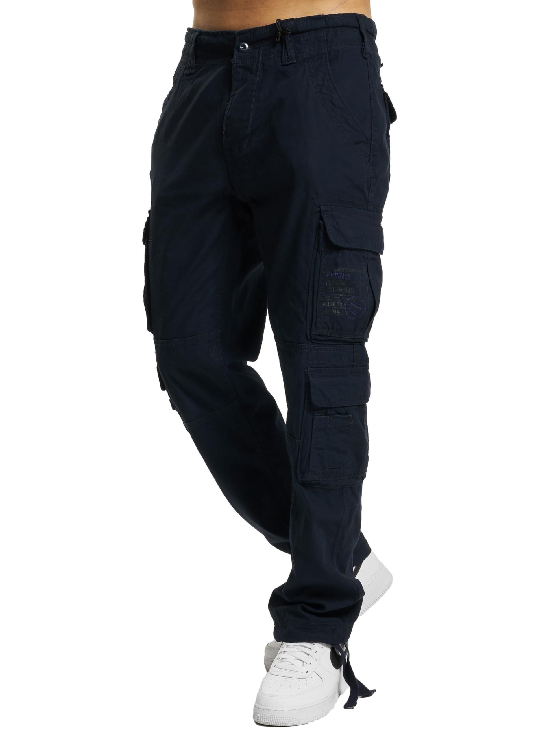 Brandit Pure Slim Fit Pants, color: navy, size: XL