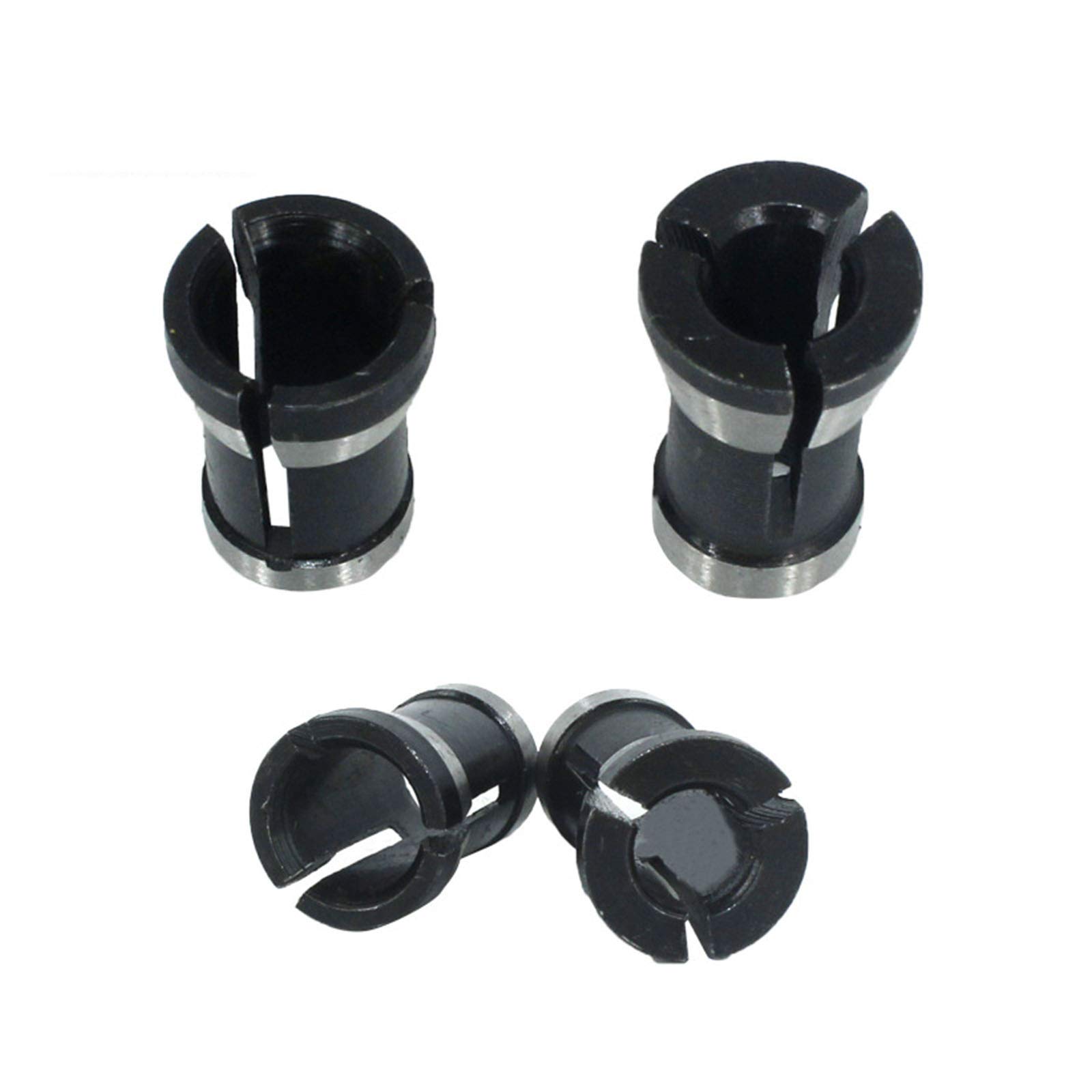 6 Pinze Per Fresa In Acciaio - Adattatori 6/6.35/8 Mm Per Lavorazione Legno - Foto 12